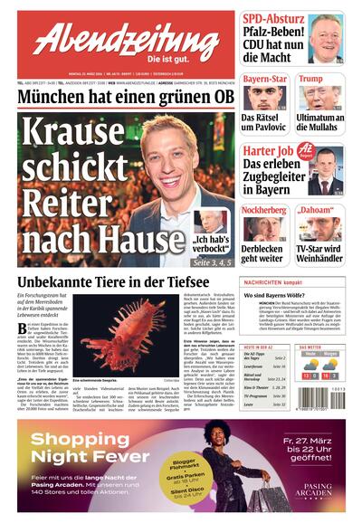 Abendzeitung München 2026-03-23