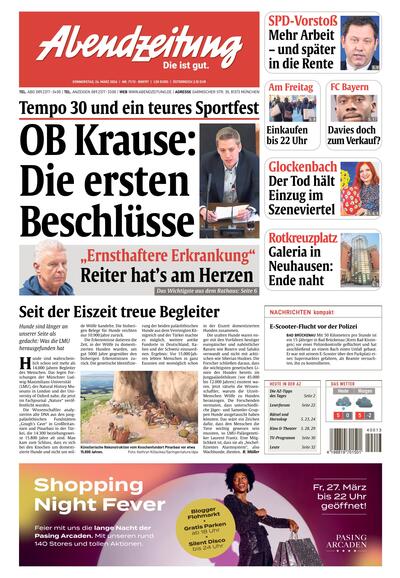 Abendzeitung München 2026-03-26