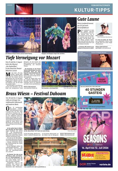 Kultur-Tipps 2026-05-23