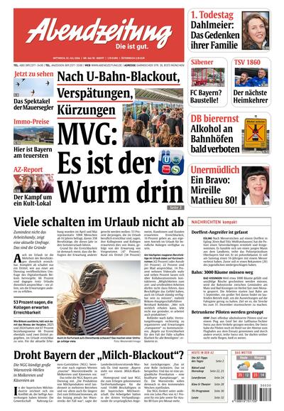 Abendzeitung München 2026-07-22