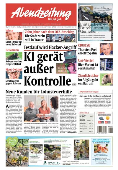Abendzeitung München 2026-07-23