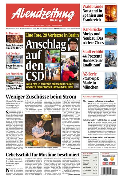 Abendzeitung München 2026-07-27