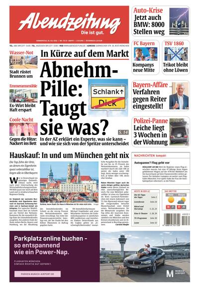 Abendzeitung München 2026-07-30