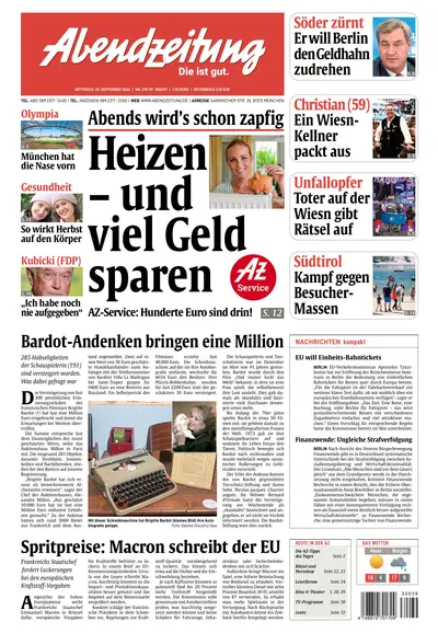 Abendzeitung München 2026-09-23